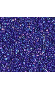 Miyuki delica beads 10/0 - Opaque royal blue ab DBM-165